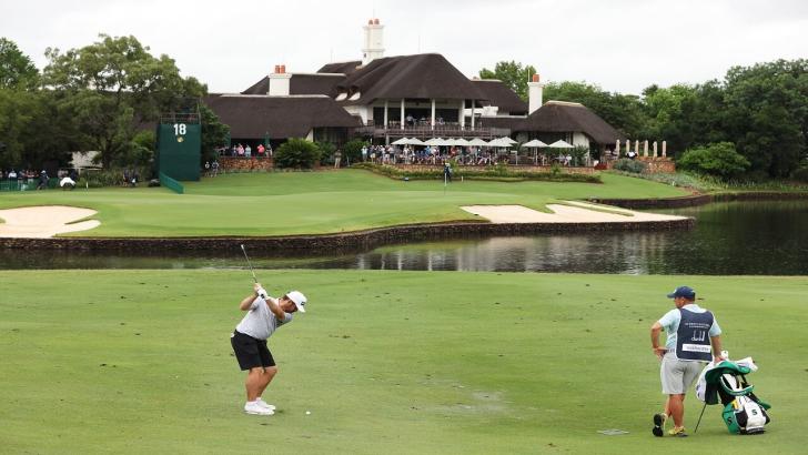 Louis Oosthuizen on the 18th hole at last year's the Alfred Dunhill Championship
